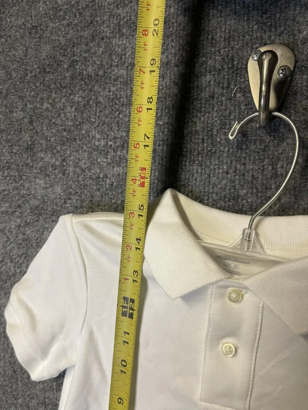Ralph Lauren Polo Shirt Boys 12-18 Months White Short Sleeve Pony Logo Knit